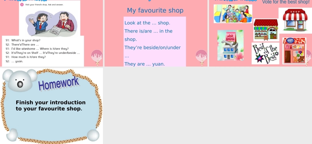 四年级英语上册 Module 3 Places and activities（Revision）课件2 牛津上海版-牛津上海版小学四年级上册英语课件