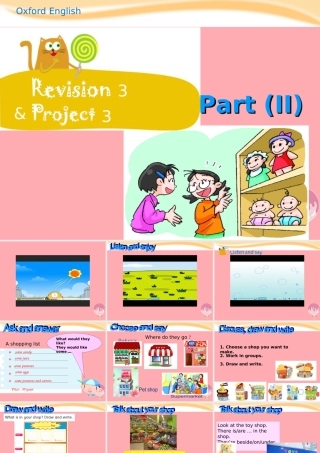 四年级英语上册 Module 3 Places and activities（Revision）课件2 牛津上海版-牛津上海版小学四年级上册英语课件