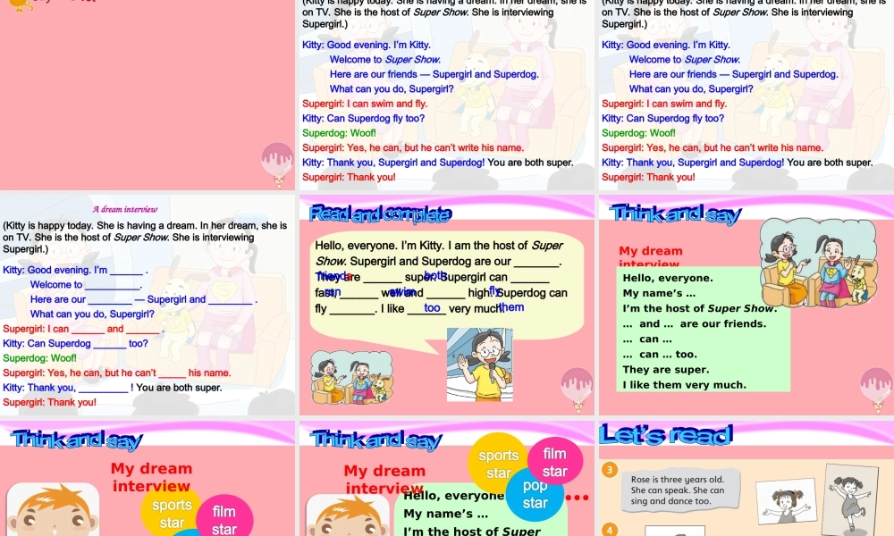 四年级英语上册 Unit 2 Can you swim（Period 2）课件 牛津上海版-牛津上海版小学四年级上册英语课件