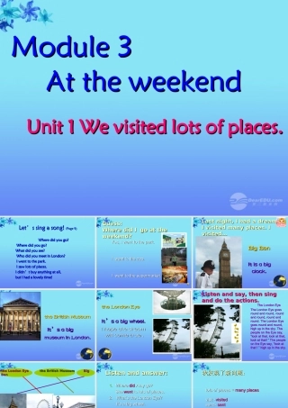 四年级英语上册 Module 3 Unit 1(4)课件 外研版