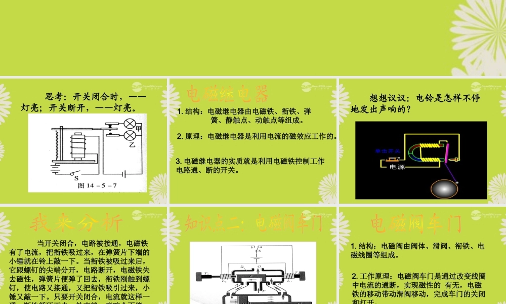 四年级科学上册 电磁铁2课件 首师大版