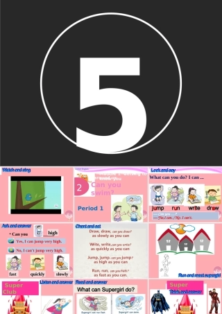 四年级英语上册 Unit 2 Can you swim（第1课时）课件 牛津上海版-牛津上海版小学四年级上册英语课件