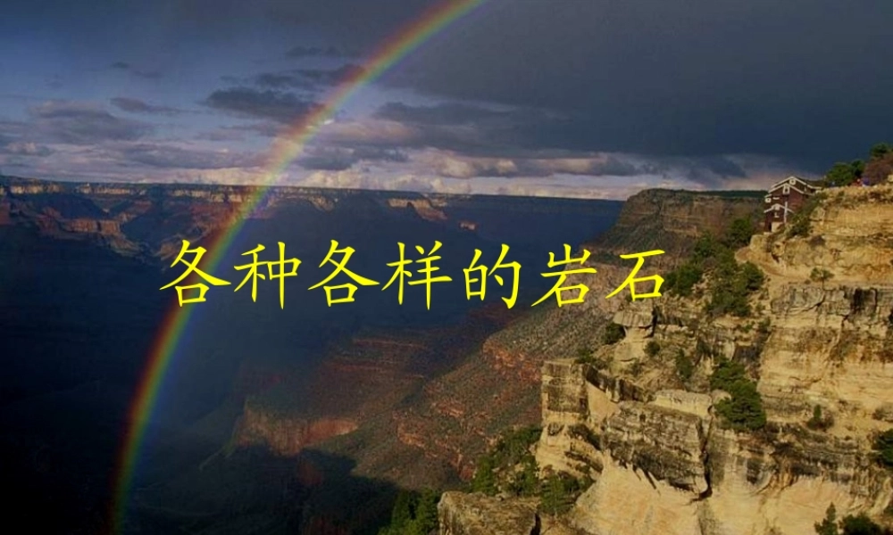 四年级科学下册 4 岩石和矿物 1 各种各样的岩石课件3 教科版-教科版小学四年级下册自然科学课件