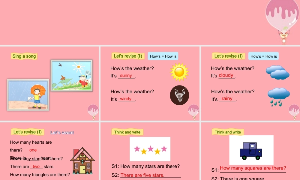四年级英语上册 Module 4 The world around（Revision）课件 牛津上海版-牛津上海版小学四年级上册英语课件