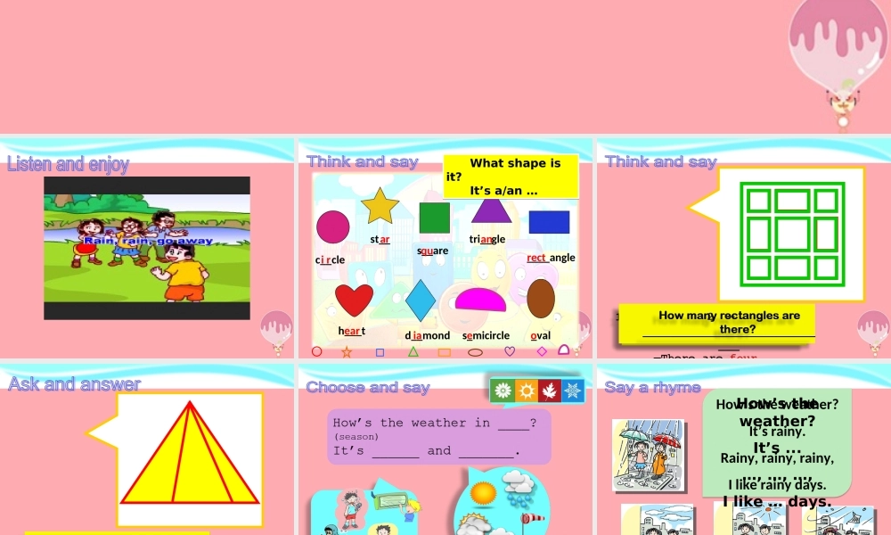 四年级英语上册 Module 4 The world around（Revision）课件2 牛津上海版-牛津上海版小学四年级上册英语课件