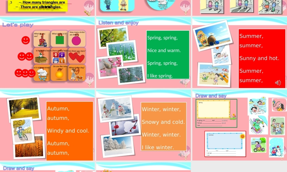 四年级英语上册 Module 4 The world around（Revision）课件2 牛津上海版-牛津上海版小学四年级上册英语课件