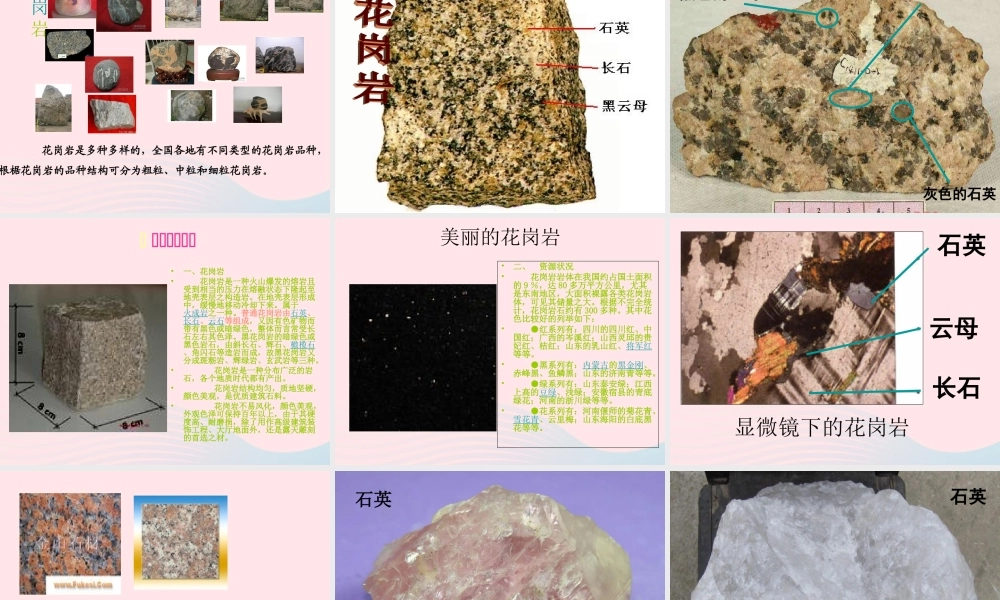 四年级科学下册 4 岩石和矿物 3 岩石的组成课件1 教科版-教科版小学四年级下册自然科学课件