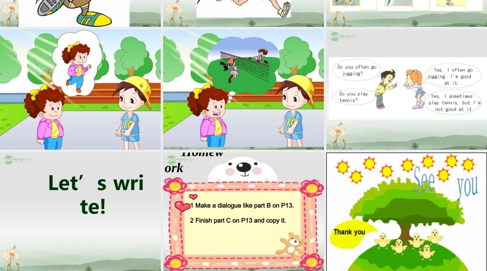 四年级英语上册 Unit 2 Lesson 8(1)课件 人教新起点