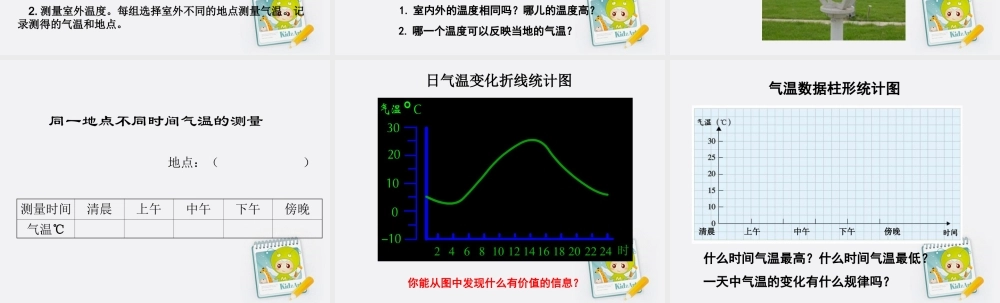 四年级科学上册 温度和气温课件 教科版