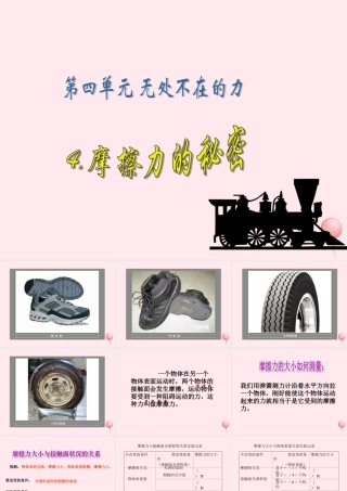 四年级科学下册 4.4摩擦力的秘密课件2 苏教版-苏教版小学四年级下册自然科学课件