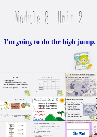 四年级英语上册 Module 8 Unit 2(2)课件 外研版