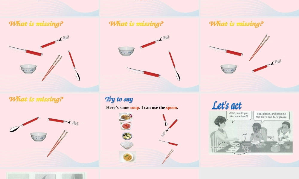 四年级英语上册 Unit 5 Dinner's ready第三课时课件 人教PEP版-人教PEP小学四年级上册英语课件