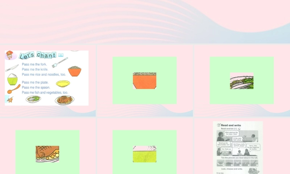 四年级英语上册 Unit 5 Dinner's ready第五课时课件 人教PEP版-人教PEP小学四年级上册英语课件