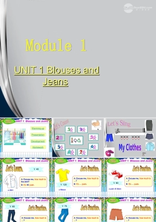 四年级英语上册 Module1 Unit1(2)课件 广州版