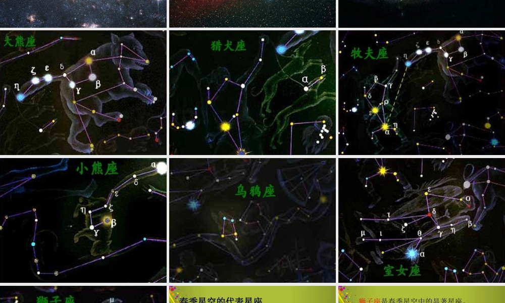 四年级科学下册《春季星空》课件4 青岛版