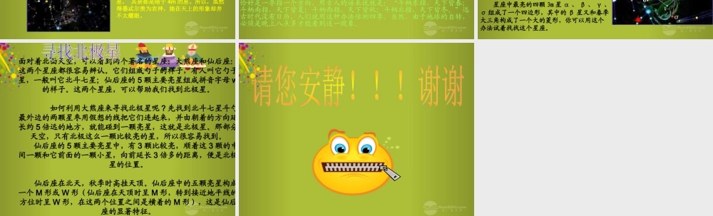 四年级科学下册《春季星空》课件5 青岛版