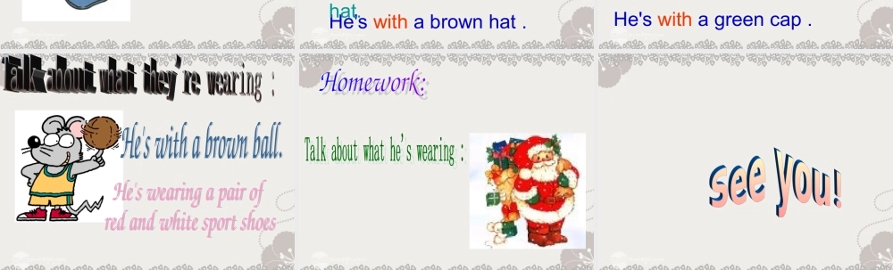 四年级英语上册 Module2 Unit4(3)课件 广州版