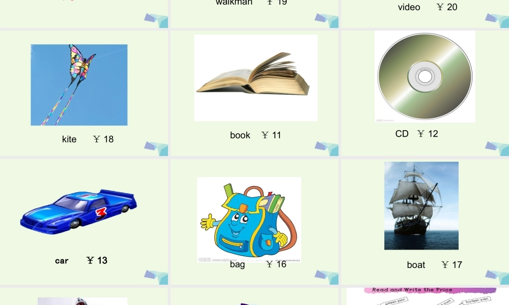 四年级英语上册 Unit 6 review课件 北师大版（一起）-北师大版小学四年级上册英语课件