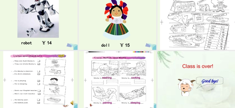 四年级英语上册 Unit 6 review课件 北师大版（一起）-北师大版小学四年级上册英语课件