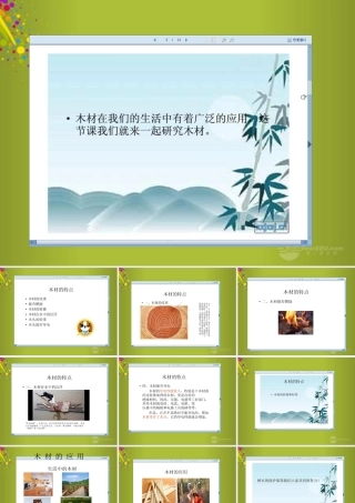四年级科学下册《木材》课件2 青岛版
