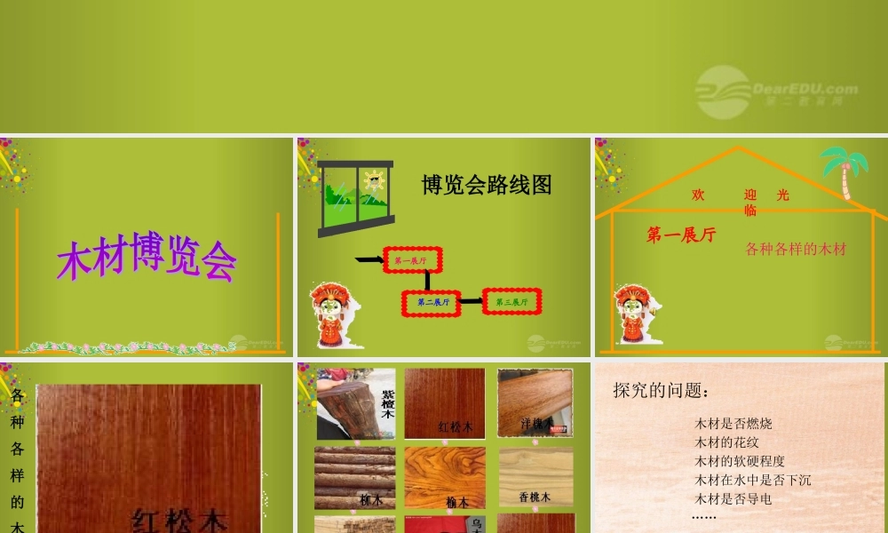 四年级科学下册《木材》课件4 青岛版