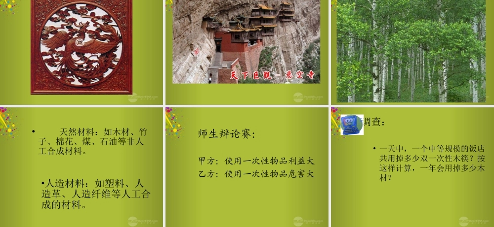 四年级科学下册《木材》课件4 青岛版