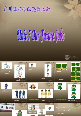 四年级英语上册 Module3 Unit7(5)课件 广州版