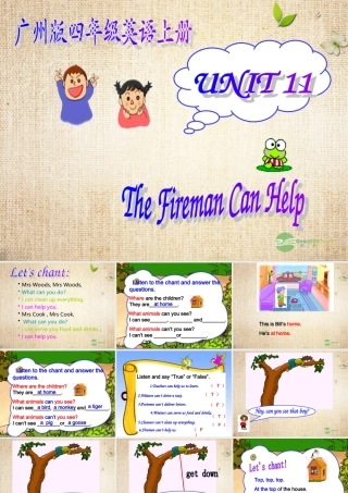四年级英语上册 Module4 Unit11(2)课件 广州版