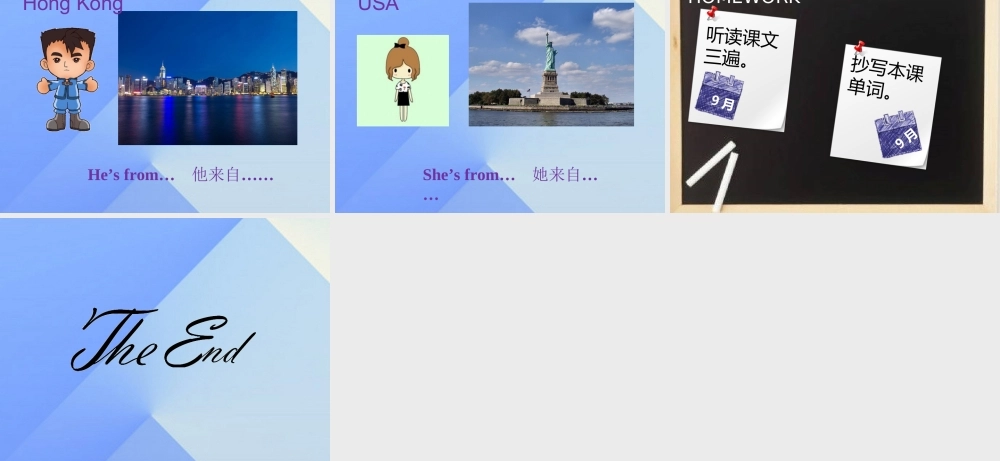 四年级英语上册 Unit 2 Our school Part A课件2 （新版）闽教版-闽教版小学四年级上册英语课件