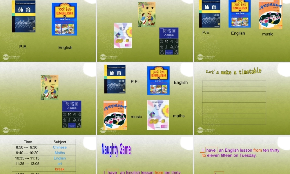 四年级英语上册 Module5 Unit13课件 广州版