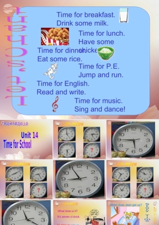 四年级英语上册 Module5 Unit14(3)课件 广州版