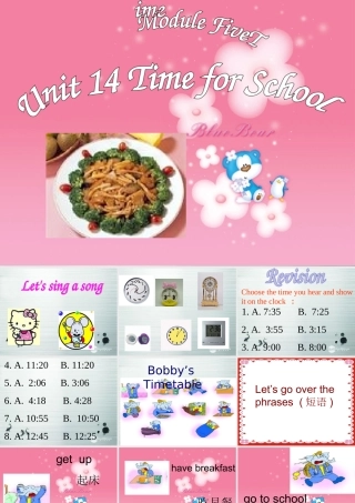 四年级英语上册 Module5 Unit14课件 广州版