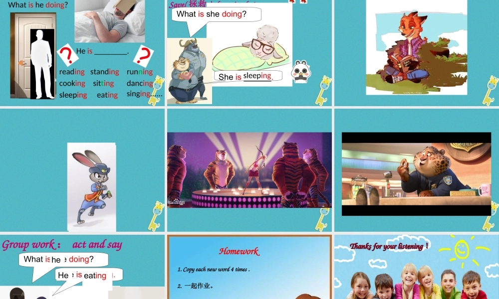 四年级英语下册 Unit 2 I'm Cooking in the Kitchen课件1 陕旅版-陕旅版小学四年级下册英语课件