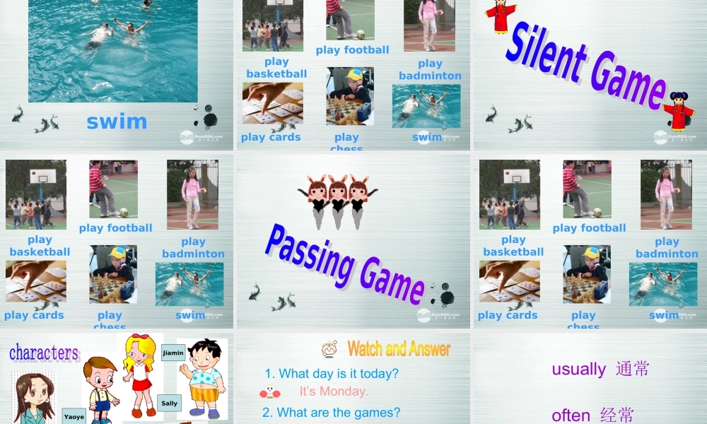 四年级英语上册 Module6 Unit16课件 广州版