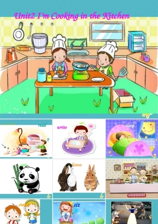 四年级英语下册 Unit 2 I'm Cooking in the Kitchen课件2 陕旅版-陕旅版小学四年级下册英语课件