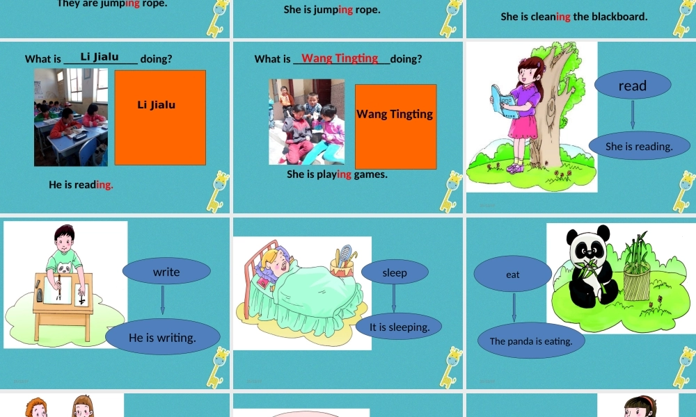 四年级英语下册 Unit 2 I'm Cooking in the Kitchen课件4 陕旅版-陕旅版小学四年级下册英语课件