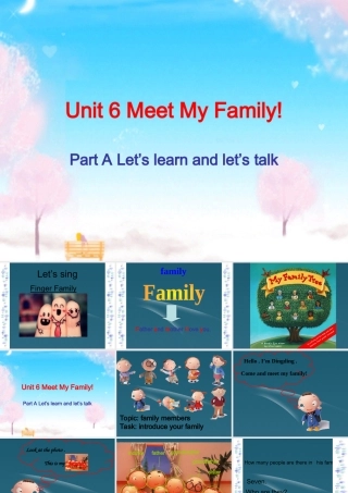 四年级英语上册 Unit 6(15)课件 新人教版PEP