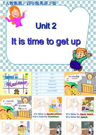 四年级英语下册 Unit 2 Lesson 8(3)课件 人教新版