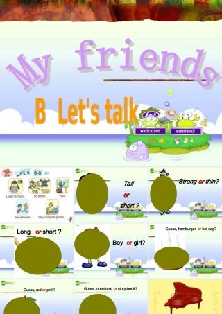 四年级英语上册 PEP3 Unit3 B Let's talk课件 人教版（PEP）