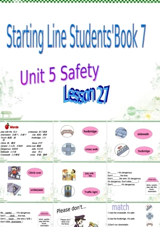 四年级英语上册 Unit 5 lesson 27课件 人教新起点