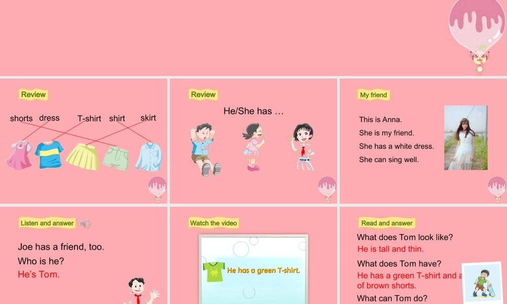 四年级英语上册 Unit 5 My friends（第2课时）课件1 牛津上海版-牛津上海版小学四年级上册英语课件