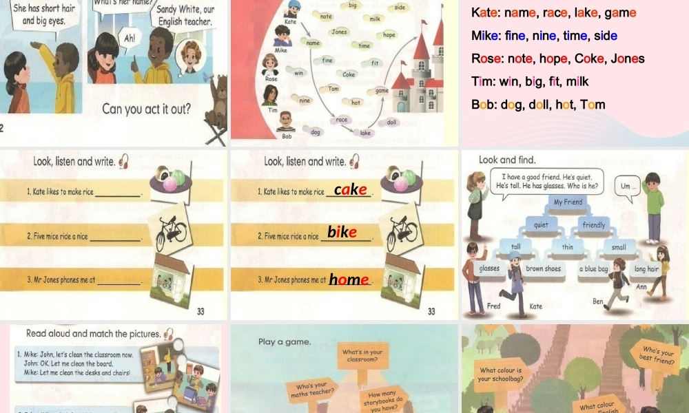 四年级英语上册 recycle 1课件 人教PEP版-人教PEP小学四年级上册英语课件