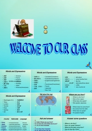 四年级英语下册 Lesson 3 Where are you from课件 科普版-人教版小学四年级下册英语课件