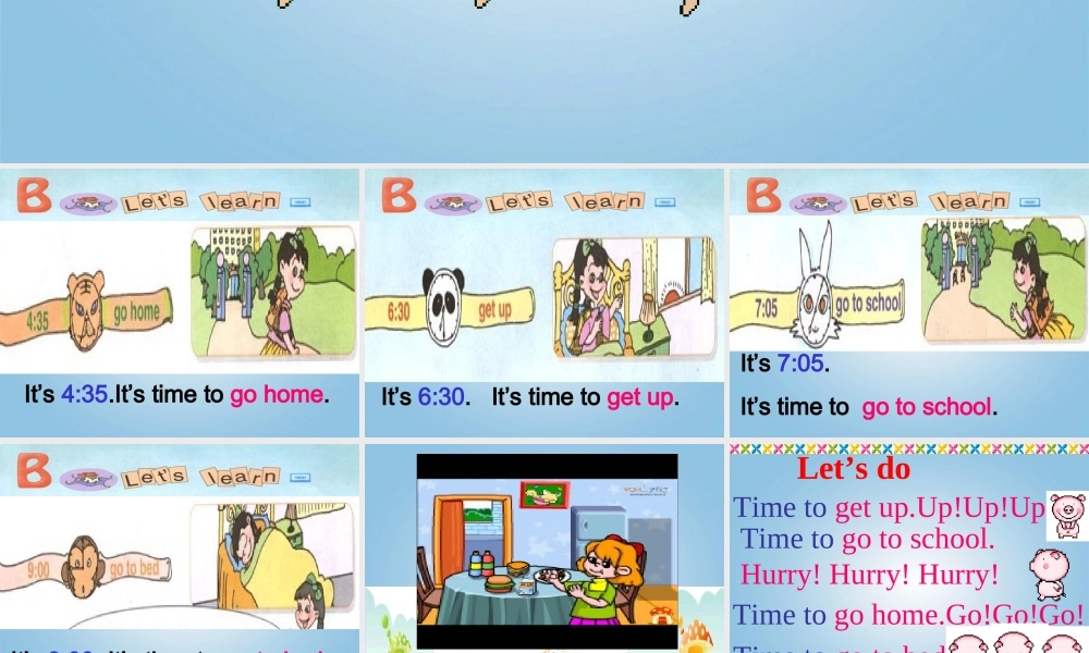 四年级英语下册 Unit 2 Part B课件 人教PEP