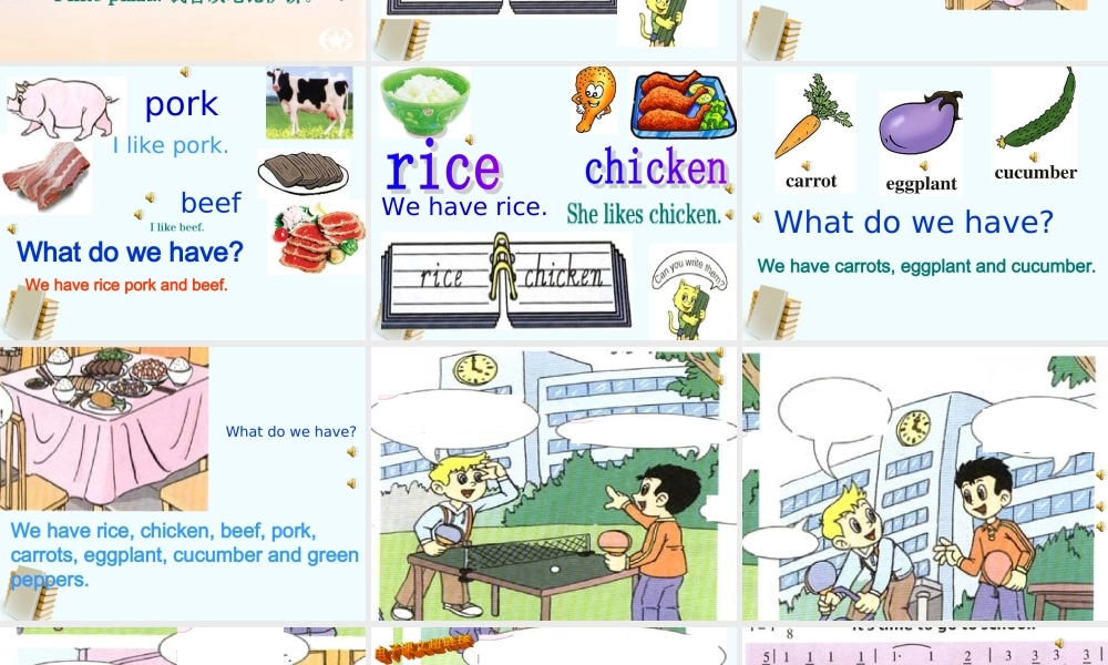 四年级英语下册 Lesson10课件 人教新版