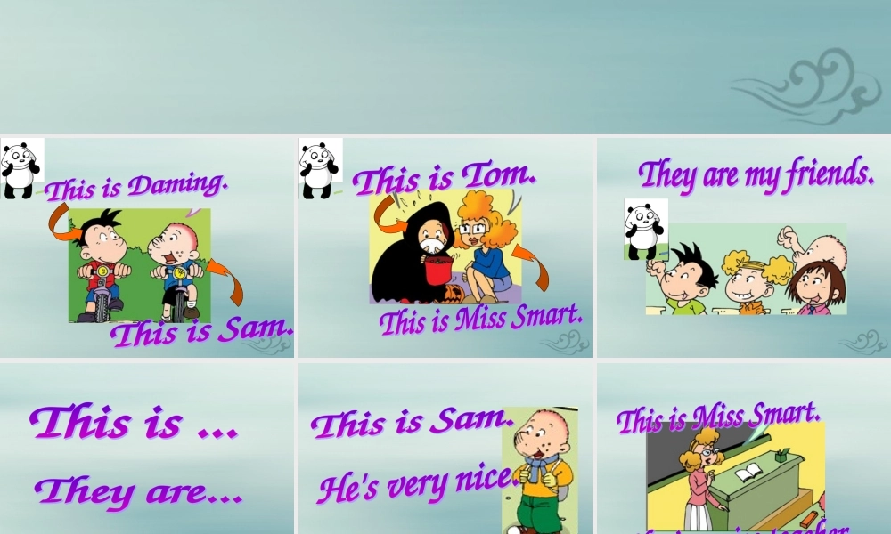 四年级英语下册 Module 1 Unit 1 She’s a nice teacher（1）教学课件 外研版（三起）-外研版小学四年级下册英语课件