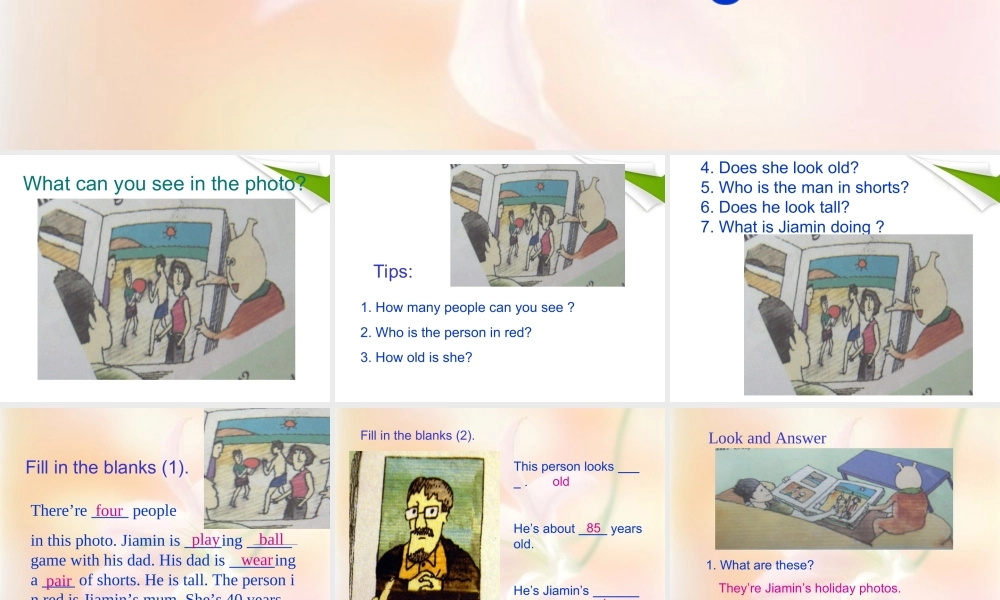 四年级英语下册 Module 1 Unit 1(1)课件 广州版