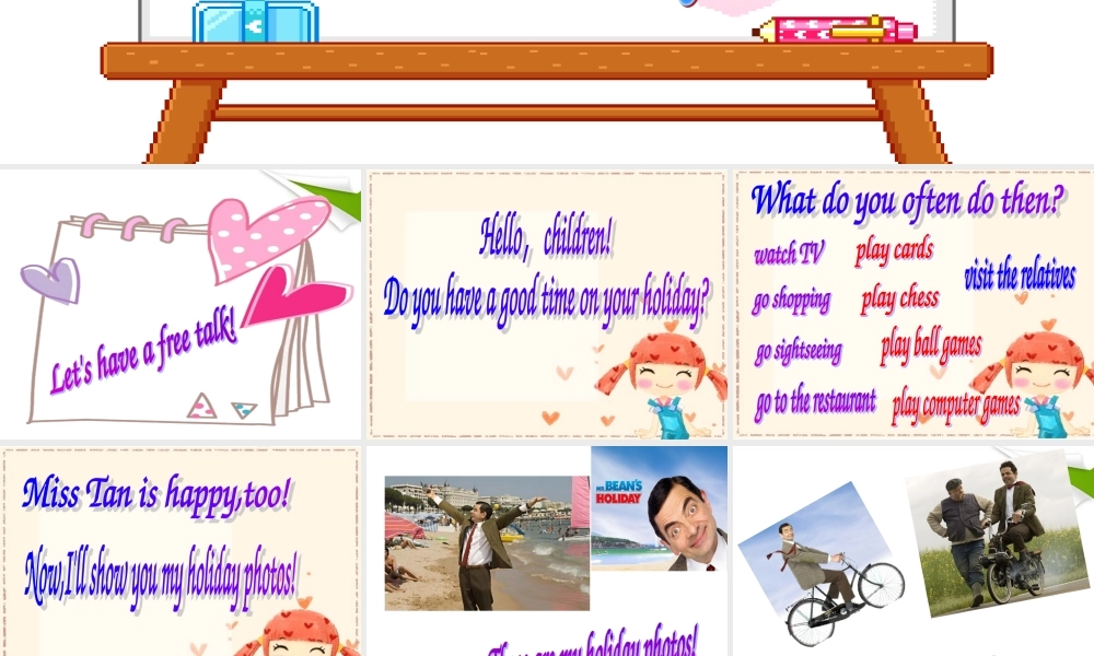 四年级英语下册 Module 1 Unit 1(3)课件 广州版