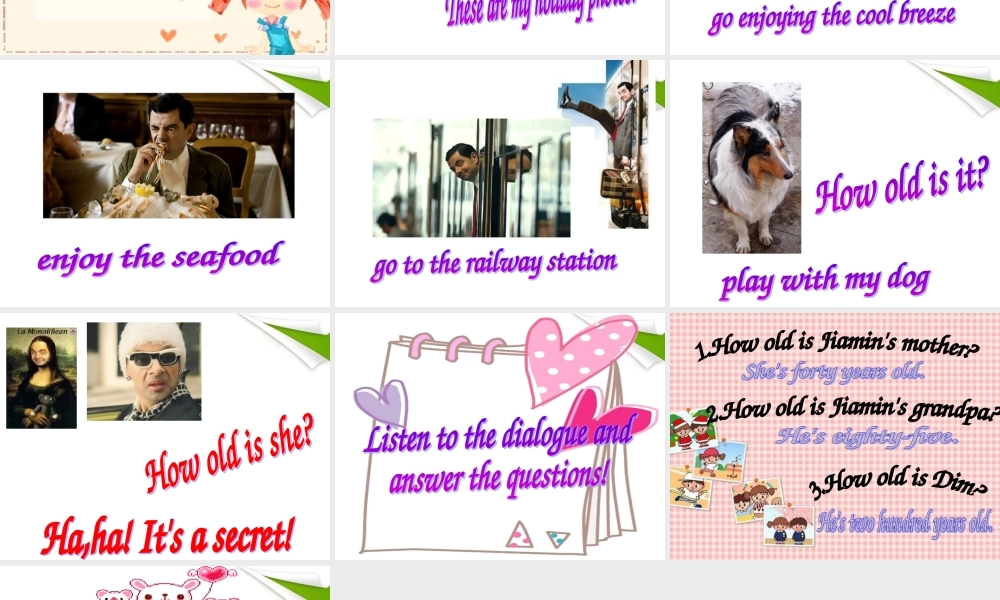 四年级英语下册 Module 1 Unit 1(3)课件 广州版