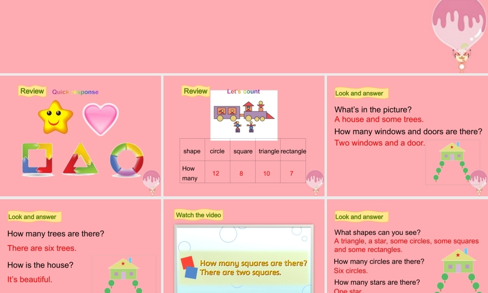 四年级英语上册 Unit 11 Shapes（第2课时）课件 牛津上海版-牛津上海版小学四年级上册英语课件